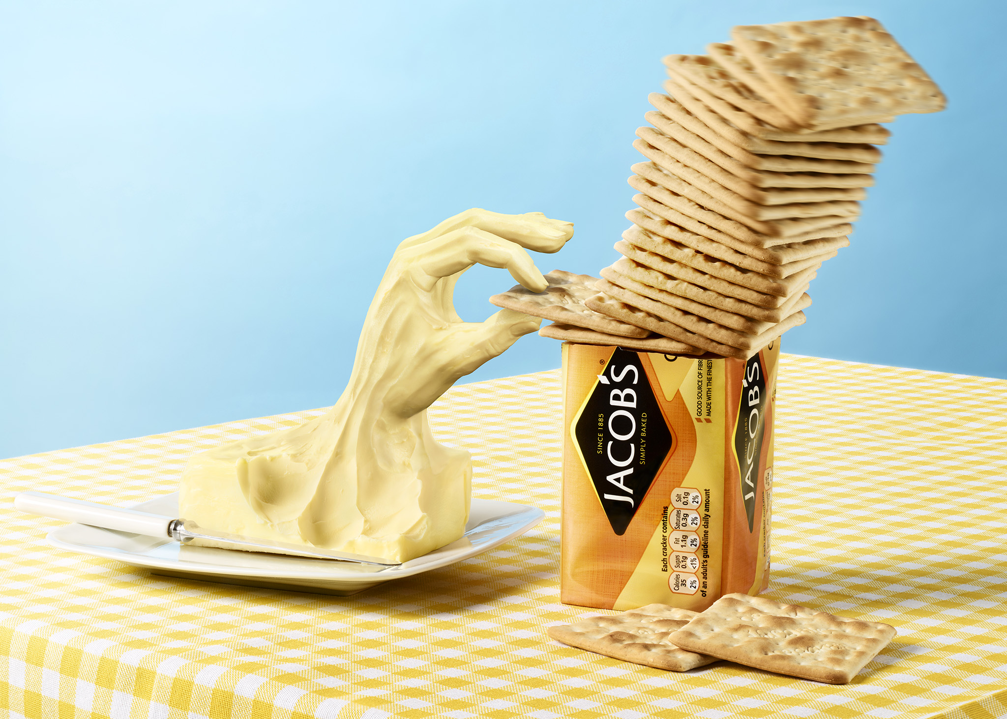 CGI imagery combined with food photography 