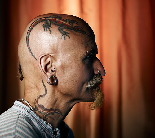 Studio portrait photography